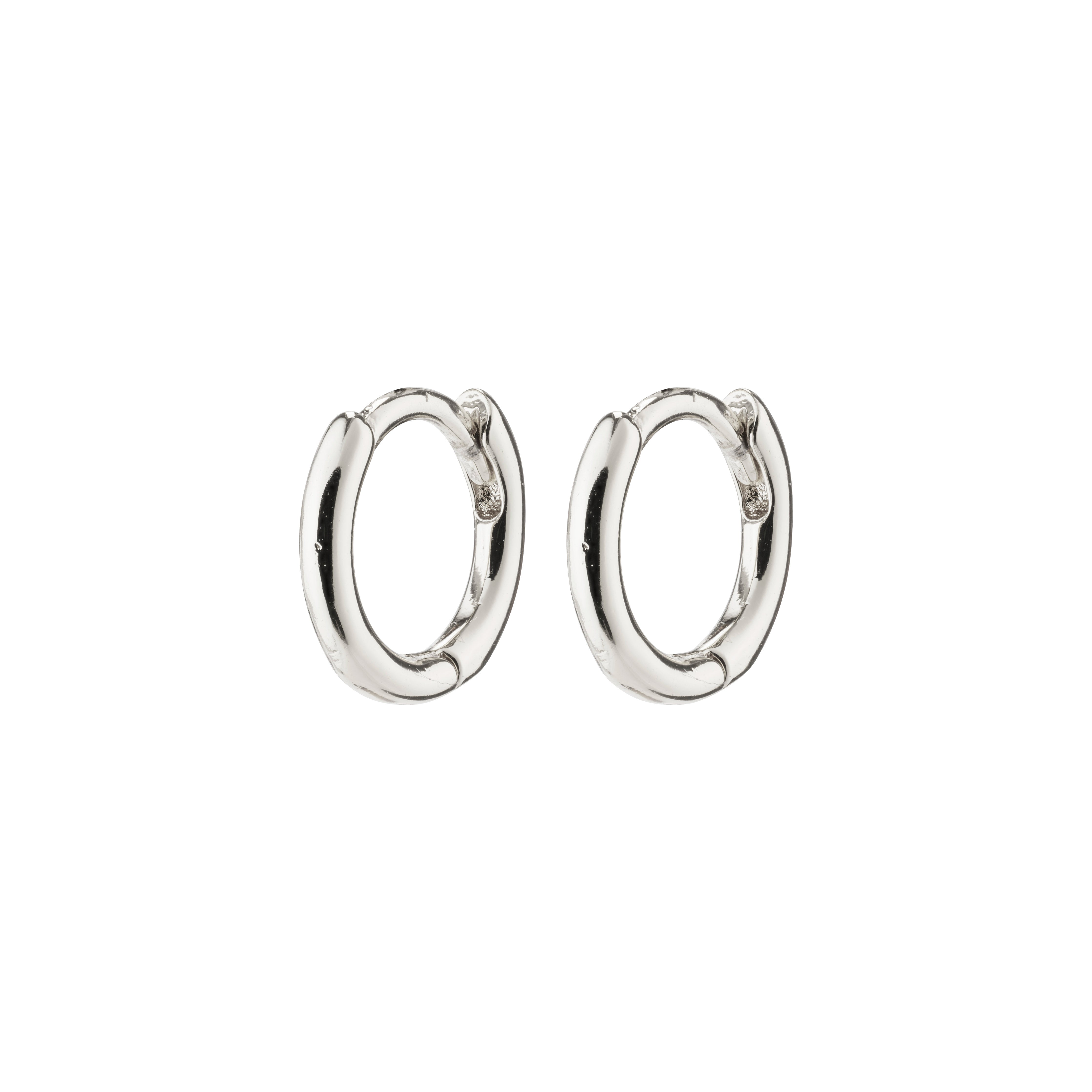 Eanna huggie hoops - sølvbelagt